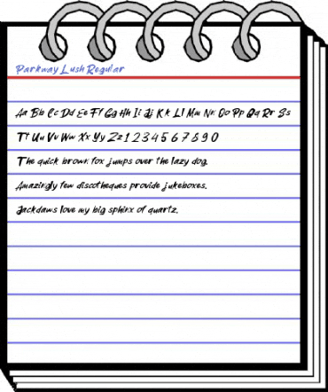 Parkway Lush Regular Font