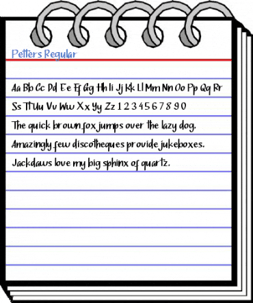 Petters Regular Font
