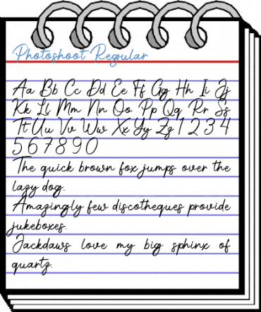 Photoshoot Regular Font