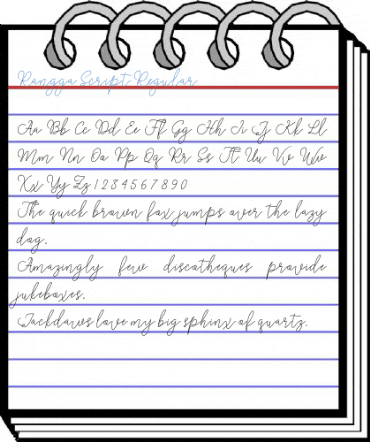 Rangga Script Regular Font