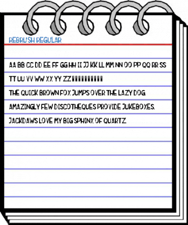 Rebrush Regular Font
