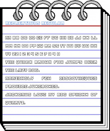 Recreativos Regular Font