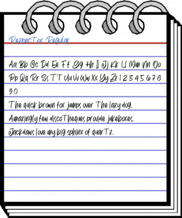 Rezpector Regular Font