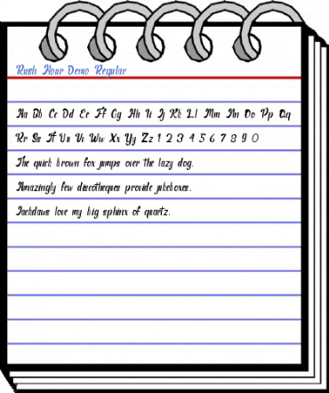 Rush Hour Demo Regular Font