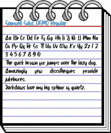 Samuell Solid_DEMO Regular Font