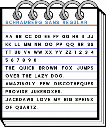 Schramberg Sans Regular Font