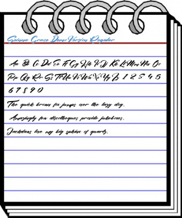 Seinna Grace Demo Version Regular Font