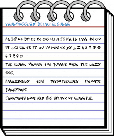 Skulduggery DEMO Regular Font