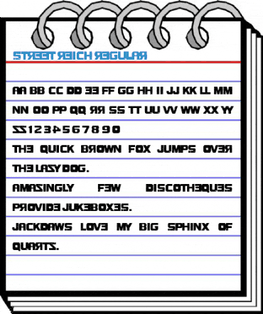 Street Reich Regular Font