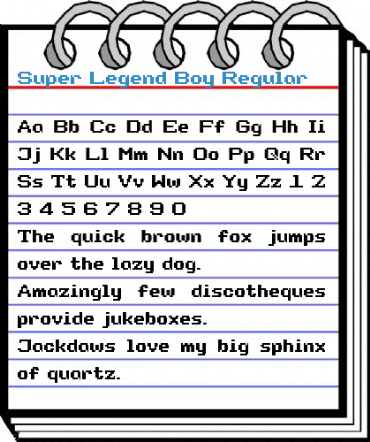 Super Legend Boy Regular Font