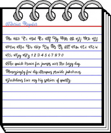 Tiberias Regular Font