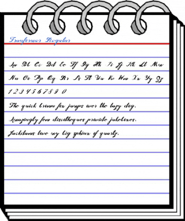Tranformer Regular Font