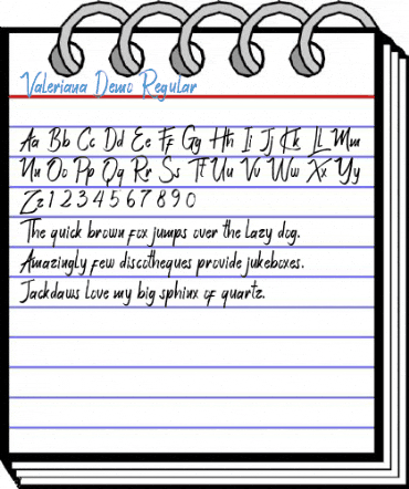 Valeriana Demo Regular Font