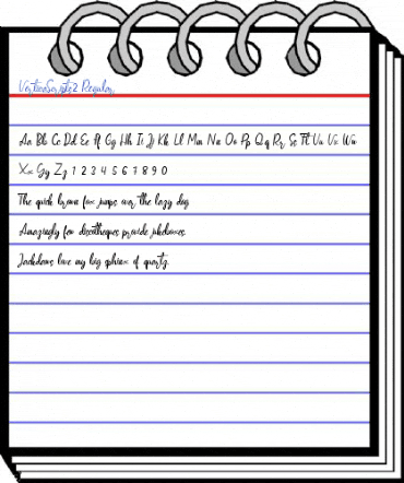 VerticaScripts2 Regular Font
