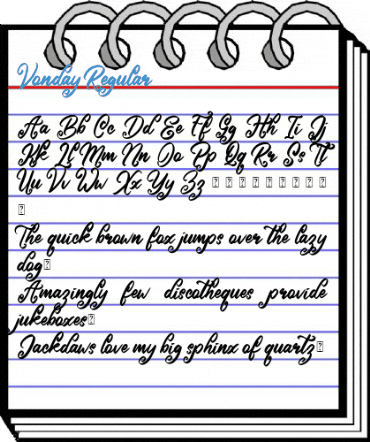 Vonday Regular Font