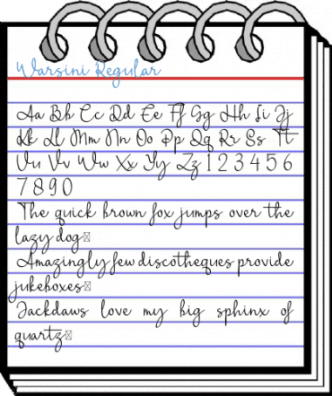 Warsini Regular Font