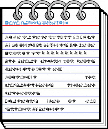 Wifi Icons Regular Font
