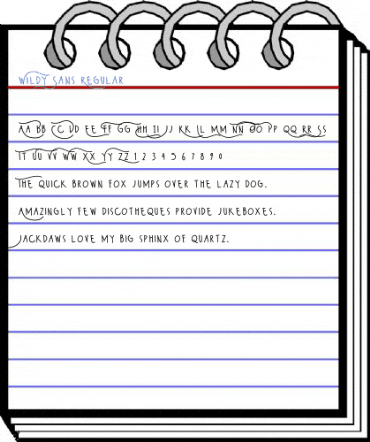 Wildy Sans Regular Font