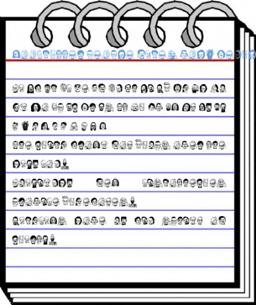 woodcutter people faces vol2 Regular Font