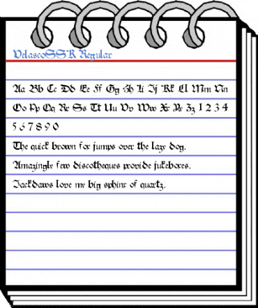 VelascoSSK Regular Font