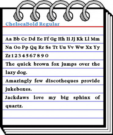 ChelseaBold Regular Font