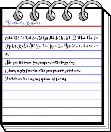 Yollandy Regular Font