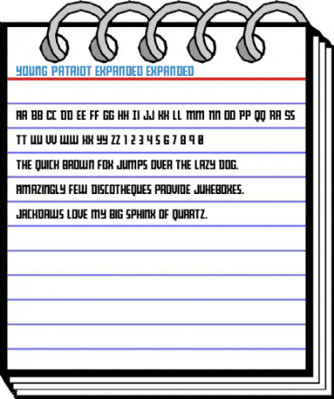 Young Patriot Expanded Expanded Font