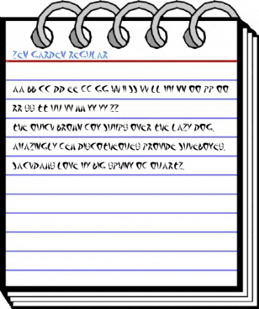 Zen Garden Regular Font