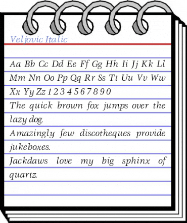 Veljovic Font