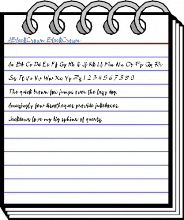 ABlackCrown BlackCrown Font