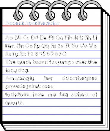 Accent Spot Regular Font