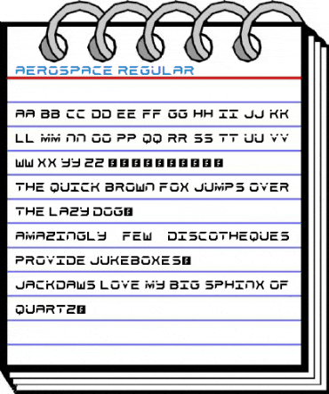 Aerospace Regular Font