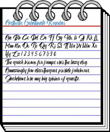 Aesthetic Gelatinate Regular Font
