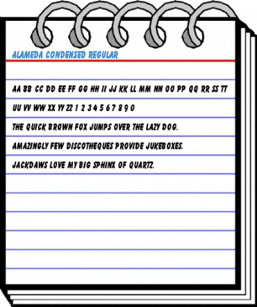 Alameda Condensed Regular Font