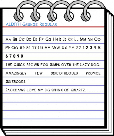 ALDITH Grunge Regular Font