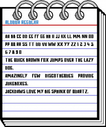 Alduur Regular Font