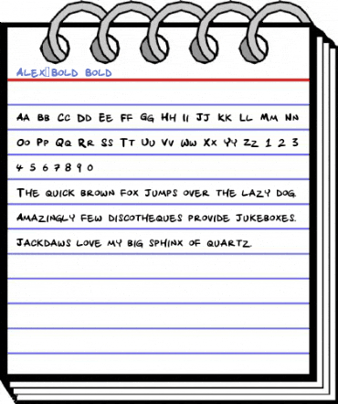 Alex_Bold Bold Font