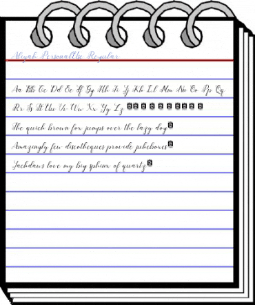 Aliyah PersonalUse Regular Font