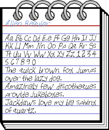 Allen Regular Font