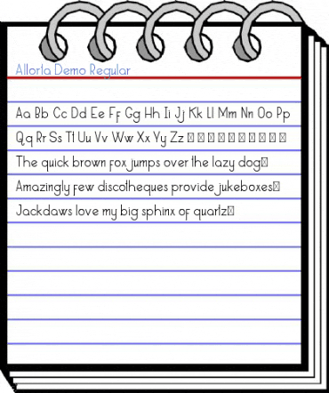 Allorta Demo Regular Font