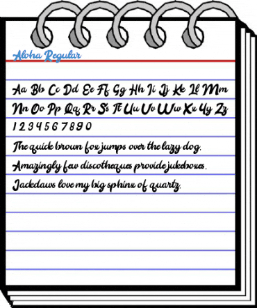 Aloha Regular Font