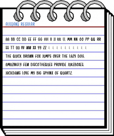 Alusans Regular Font