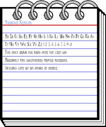 Ambrosia Regular Font