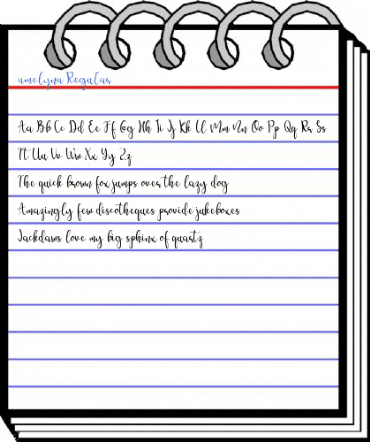 amelyna Regular Font