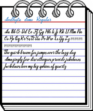 Andhyta (demo) Regular Font