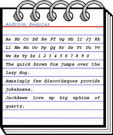 Andiron Regular Font
