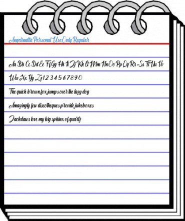 Angelinatta Personal Use Only Regular Font