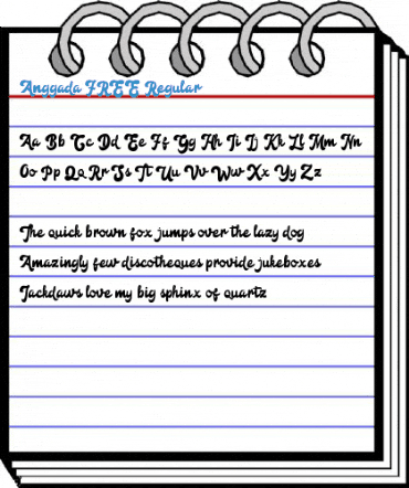 Anggada FREE Regular Font