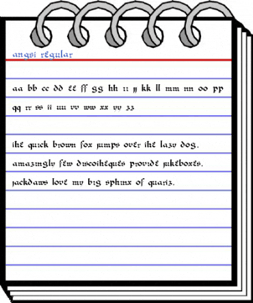 Angst Regular Font