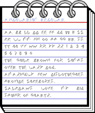 Angularium Regular Font